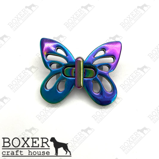 Butterfly Purse Lock - Rainbow