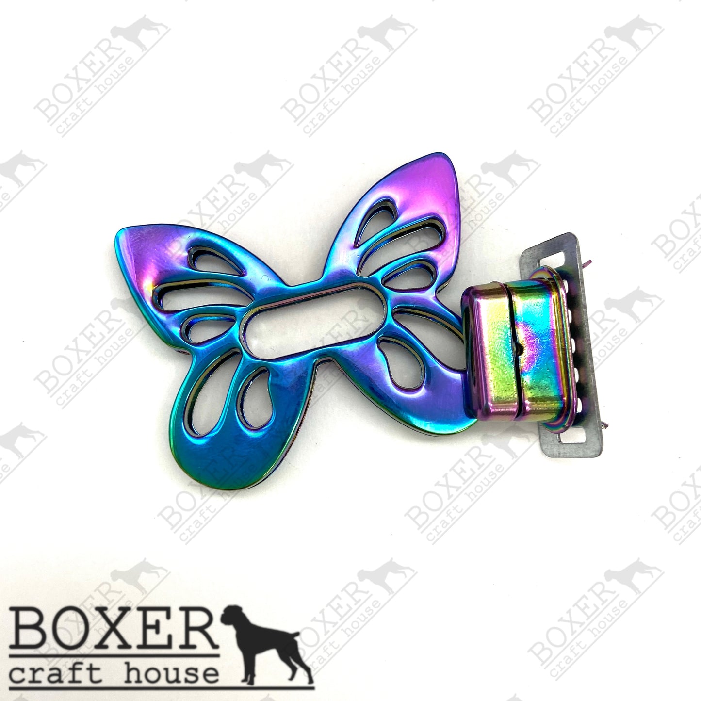 Butterfly Purse Lock - Rainbow