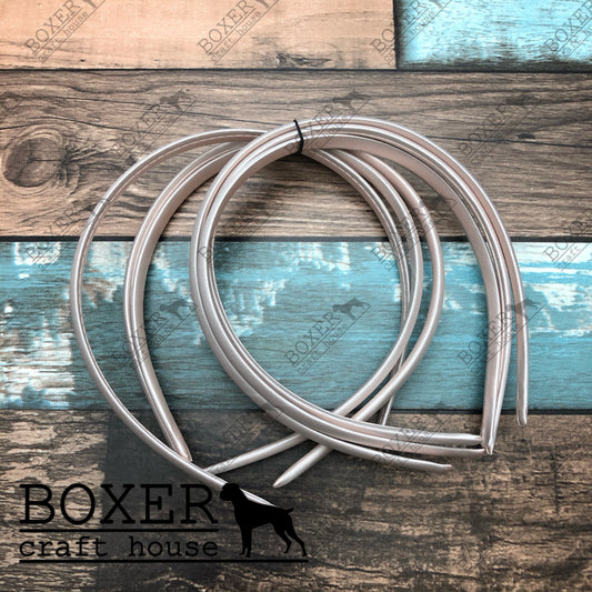 6 Count Ivory Satin Headband