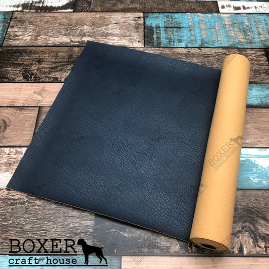 Midnight Blue Faux Leather