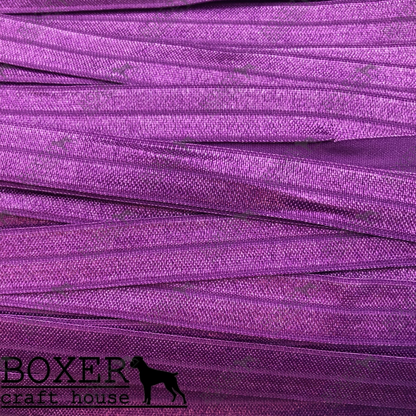 Purple FOE 5/8 Fold Over Elastic 5/8 1 Yard