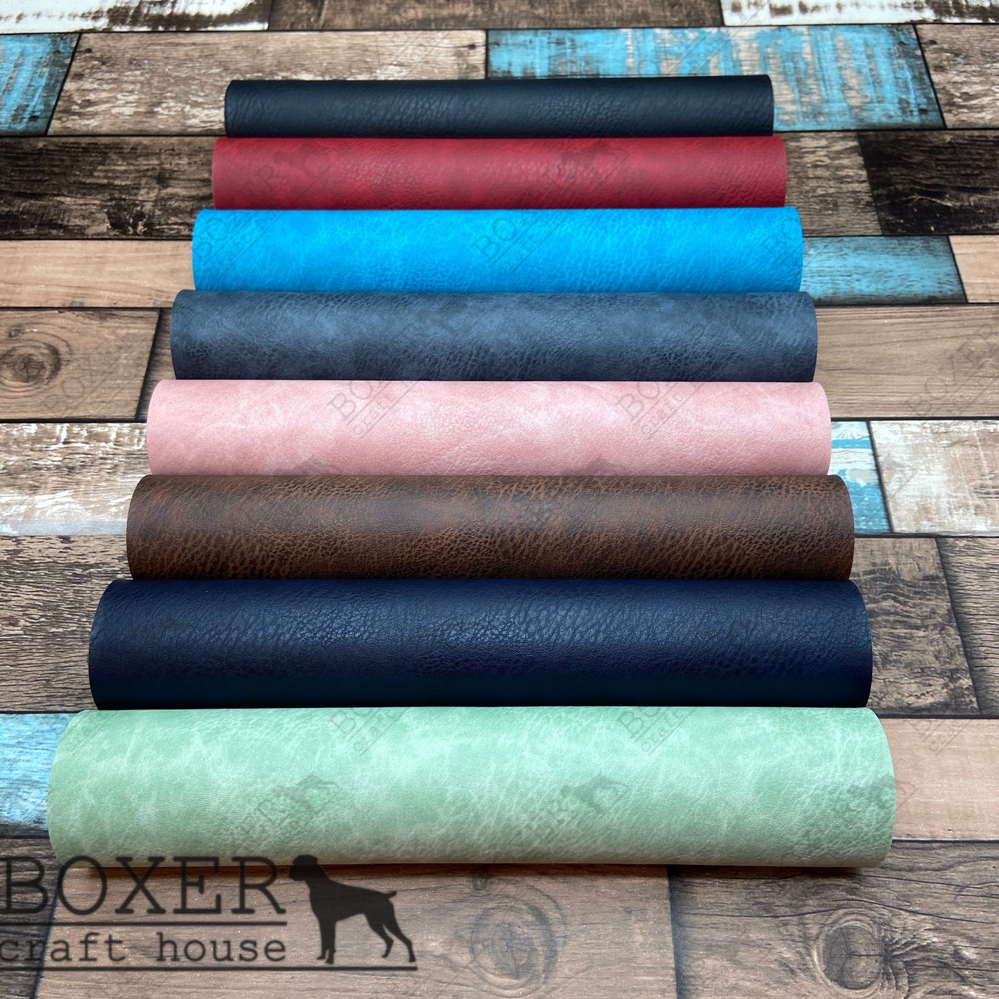 Saddle Brown Faux Leather