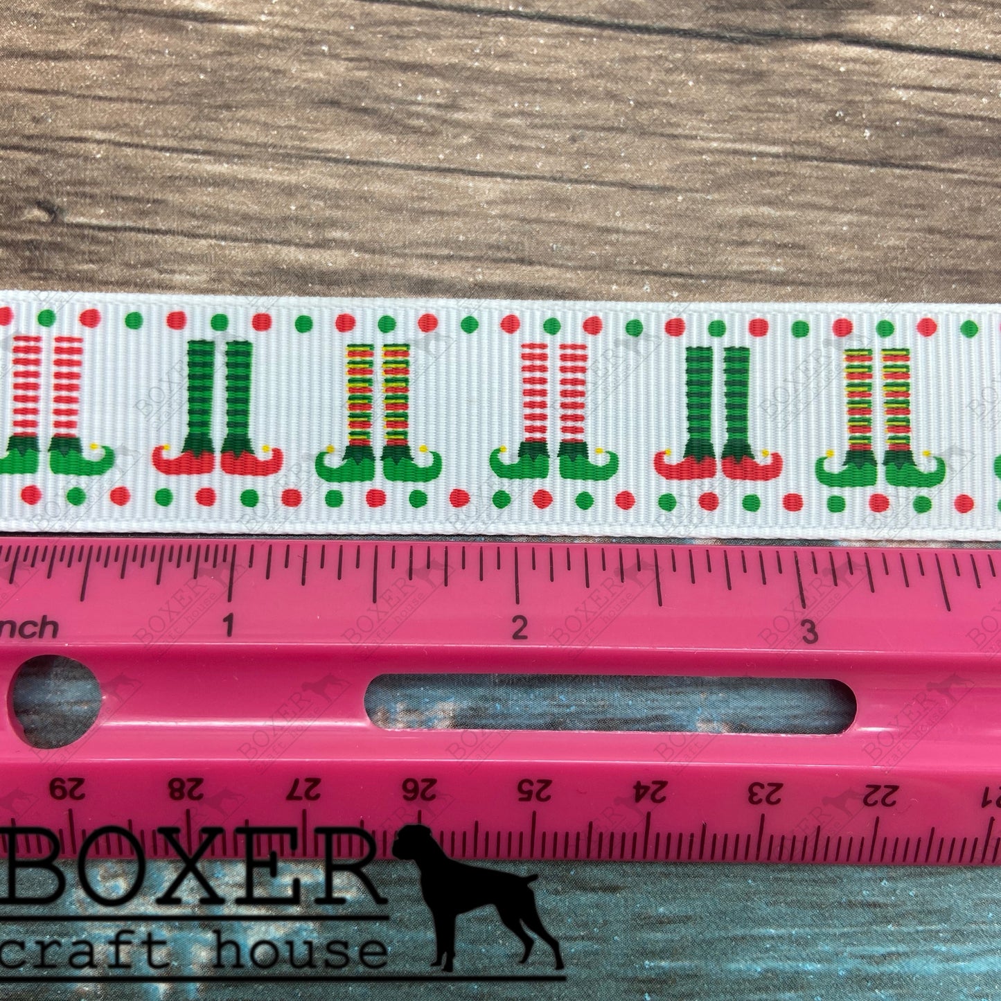 Elf 1 Inch Grosgrain Ribbon 1 Yard