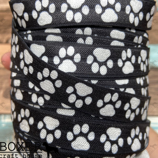 White Paw FOE 5/8 Fold Over Elastic 1 Yard