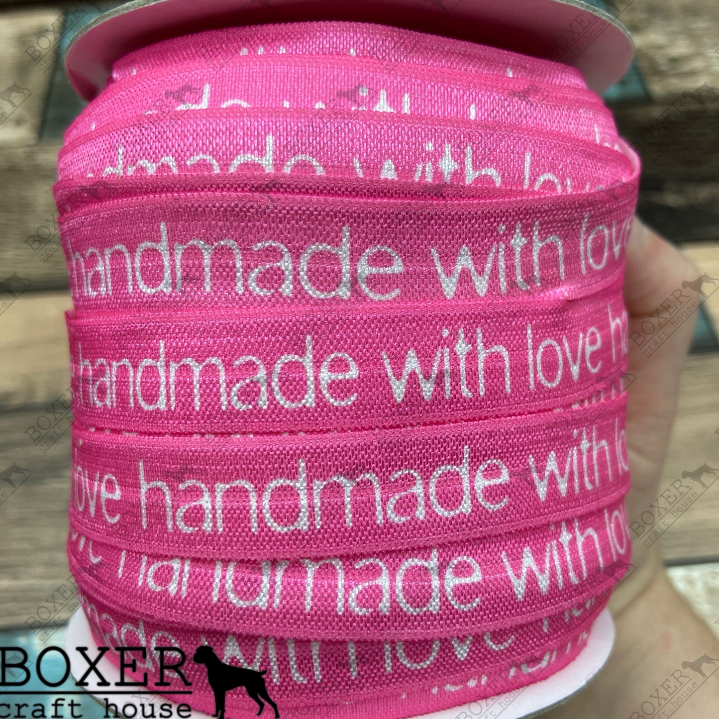 Handmade With Love FOE 5/8 Fold Over Elastic 1 Yard