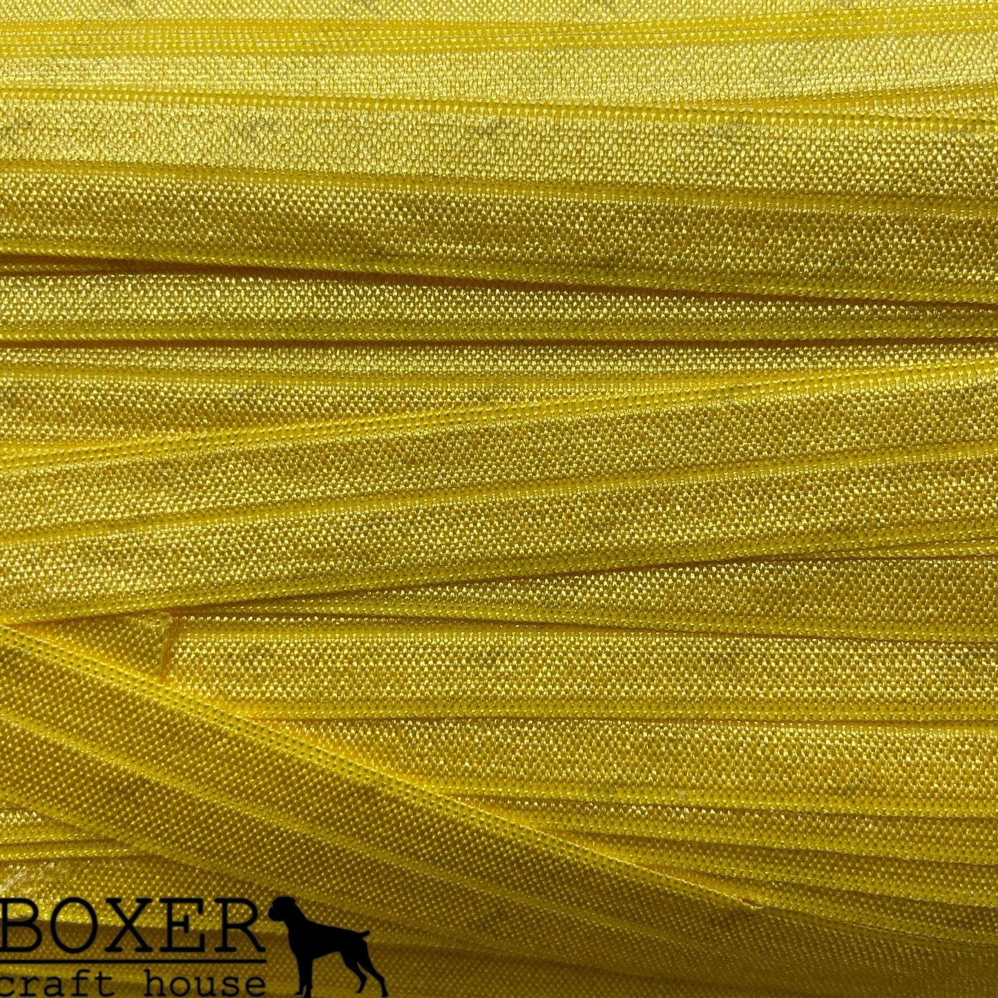 Yellow FOE 5/8 Fold Over Elastic 1 Yard
