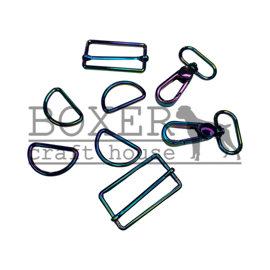 Mav Pack Hardware Kit, Linds Handmade Hardware Kit, Bag Making Hardware, Kits, Sewing,Rainbow, I make bags