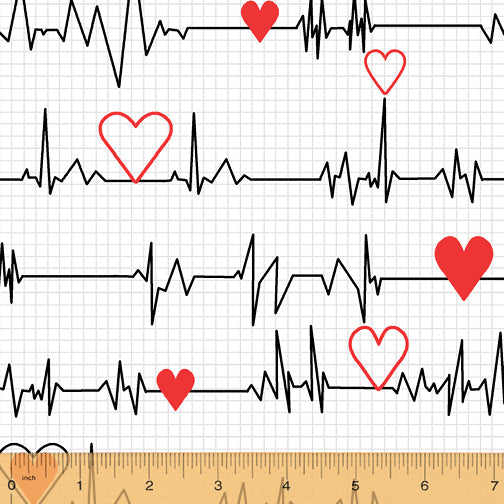 Calling All Nurses - White Heartbeat