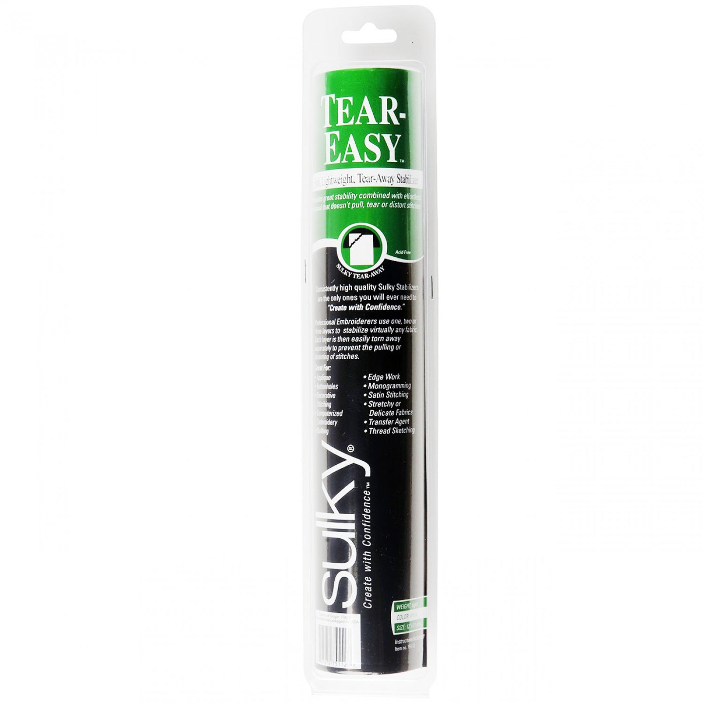 Tear-Easy Tear-Away Stabilizer Sulky Brand