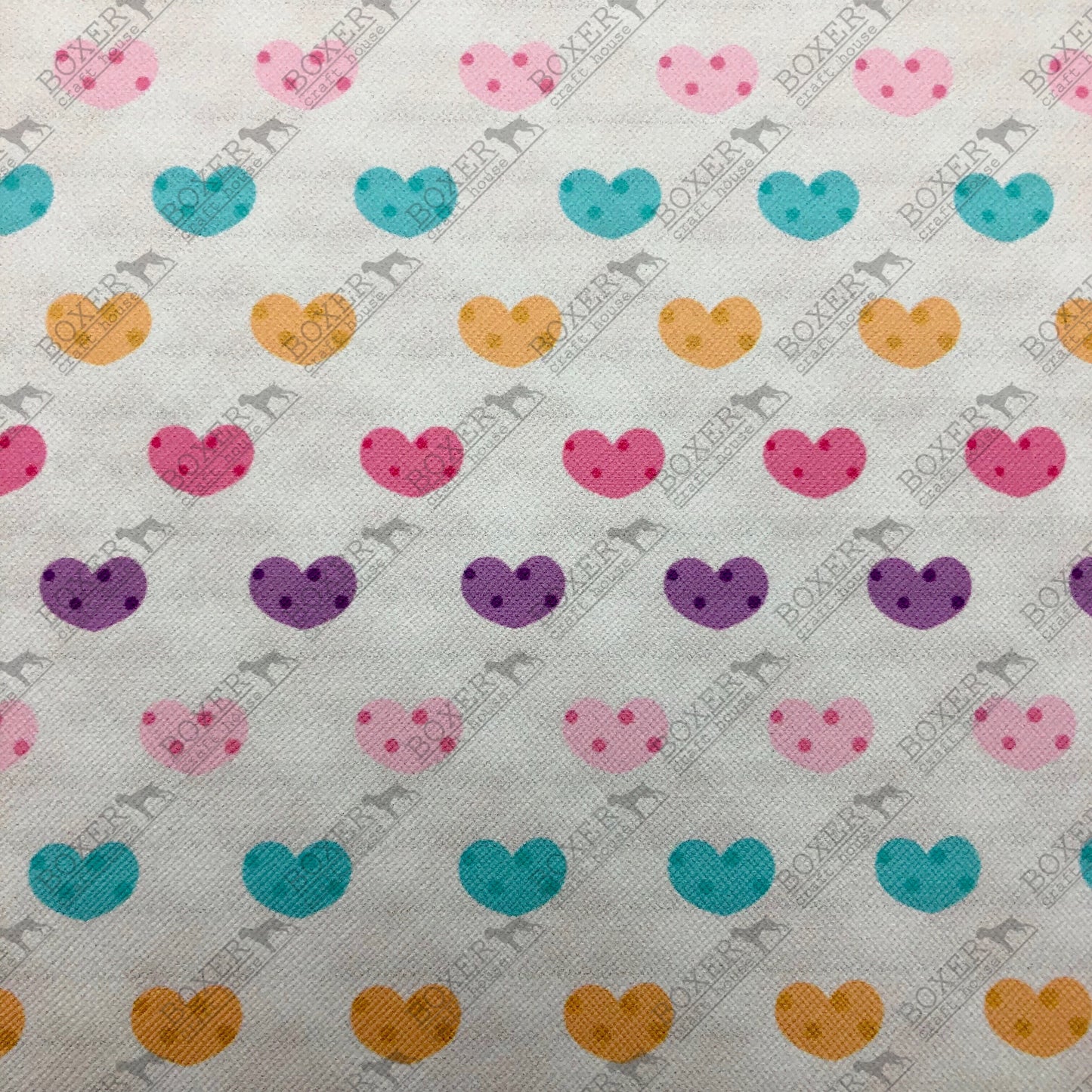 Pastel Rainbow Hearts