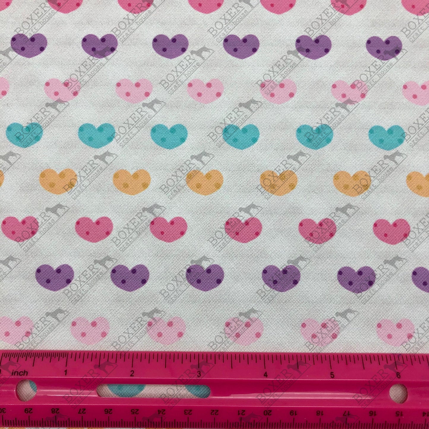 Pastel Rainbow Hearts