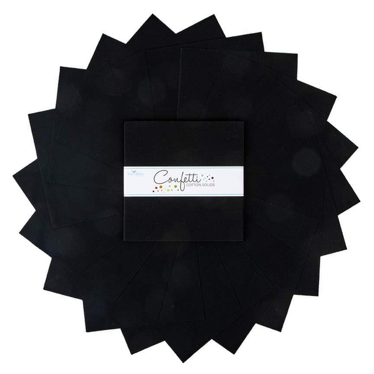 Confetti Cottons Riley Black 10" Stacker