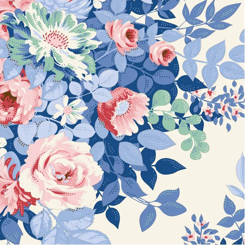 Tilda Something Blue - Whimsyflower Cream