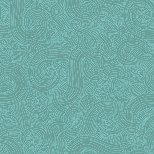 Just Color! - Aqua HALF YARD