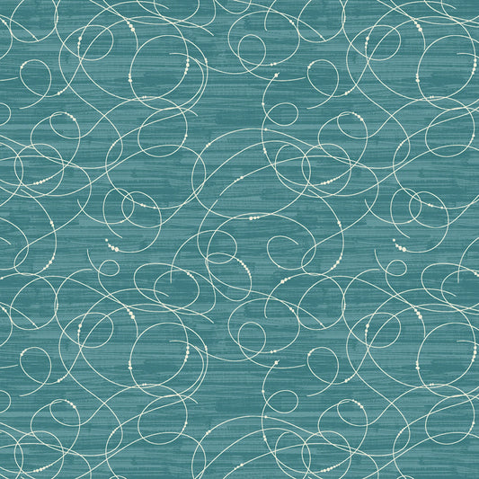 Etched Glass - Dark Teal