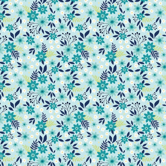 Among The Wildflowers II - Primrose Aqua