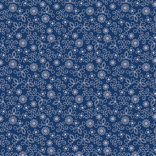 Among The Wildflowers II - Tin Lantern Indigo