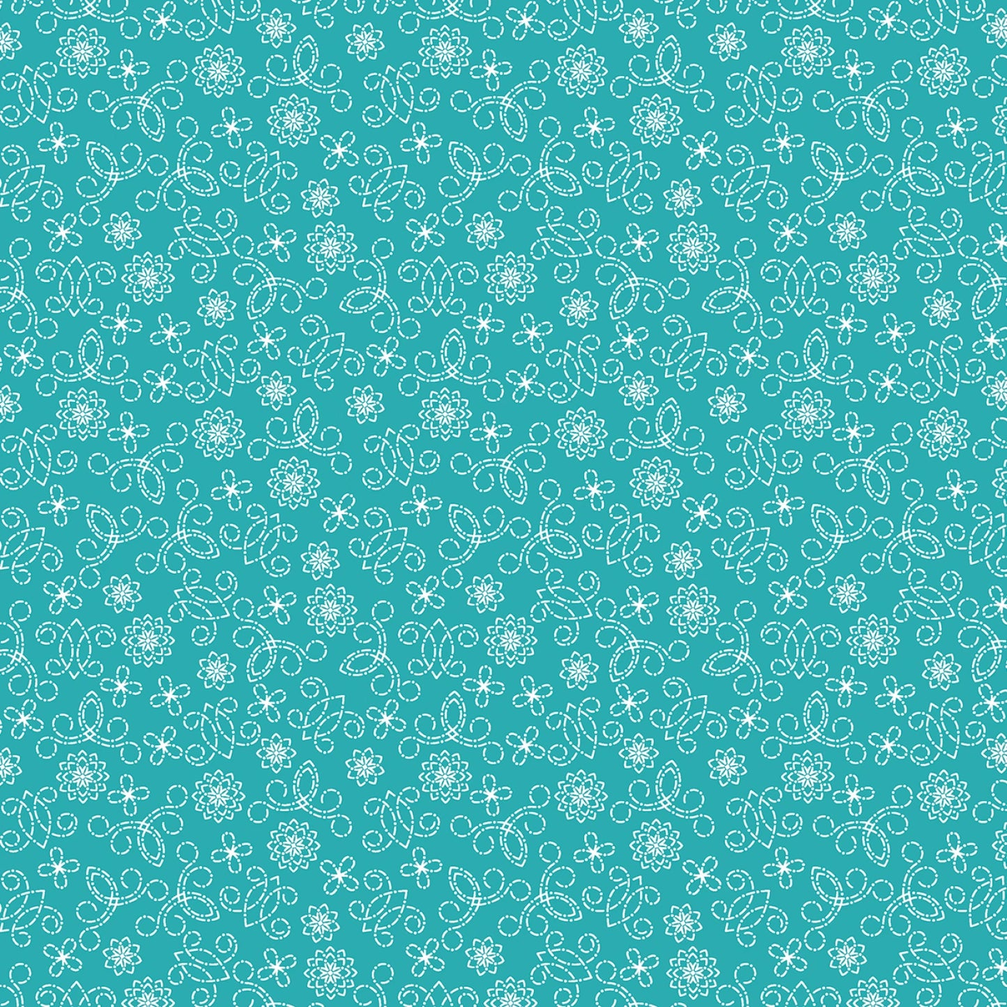Among The Wildflowers II - Tin Lantern Teal