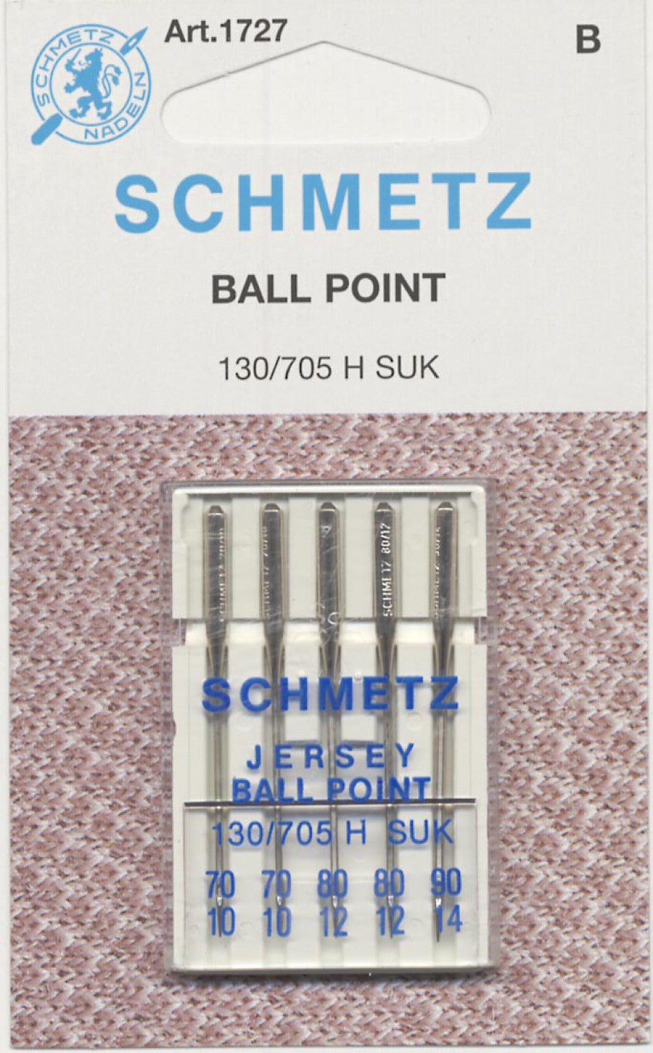 Schmetz Ball Point Machine Needle Assorted Sizes