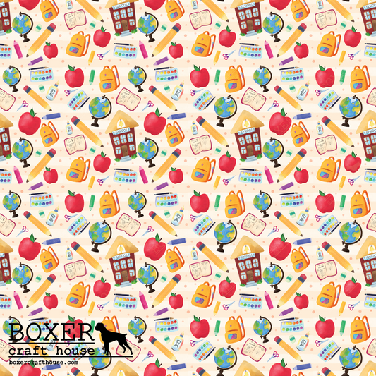 Back to School Faux Leather, Back to School Crafts, Back to school embroidery vinyl, Cricut Crafts Faux leather, Apples, Bus, Go to School, Backpacks, Learning, Embroidery Vinyl, Boxer Craft House Faux Leather,