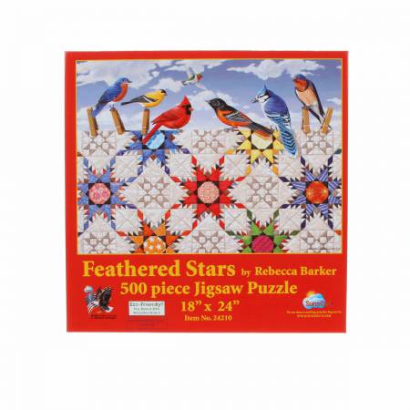 Puzzle Feathered Stars - 500pc