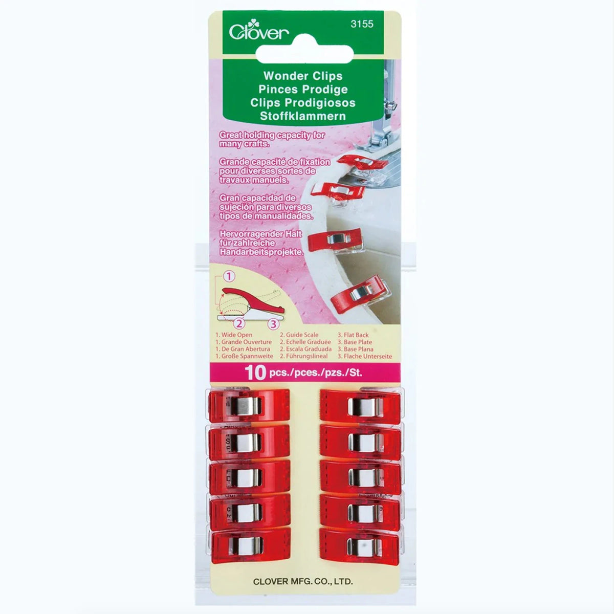 Wonder Clips Red 10pc