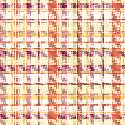 Gift of Grateful Praise - Orange Twill Plaid