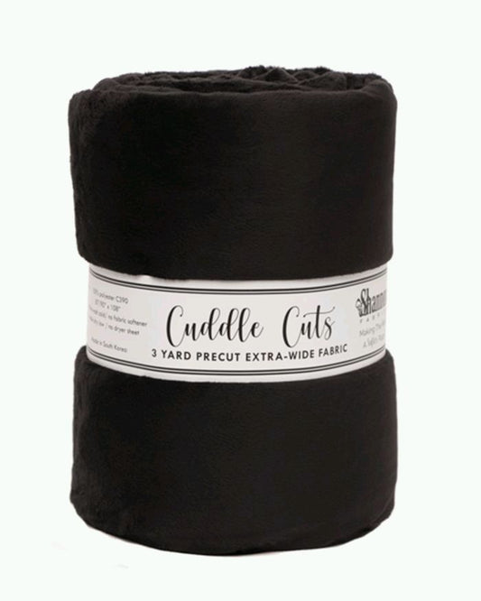 3 Yard Cuddle® 110" Cut Black