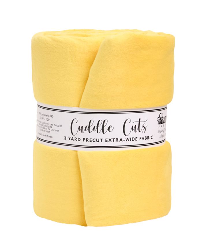 3 Yard Cuddle® 110" Cut Sunshine