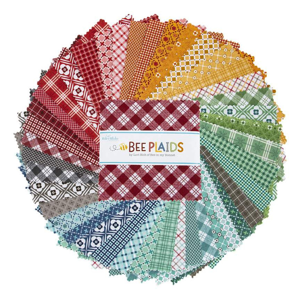 Bee Plaids 5" Stacker