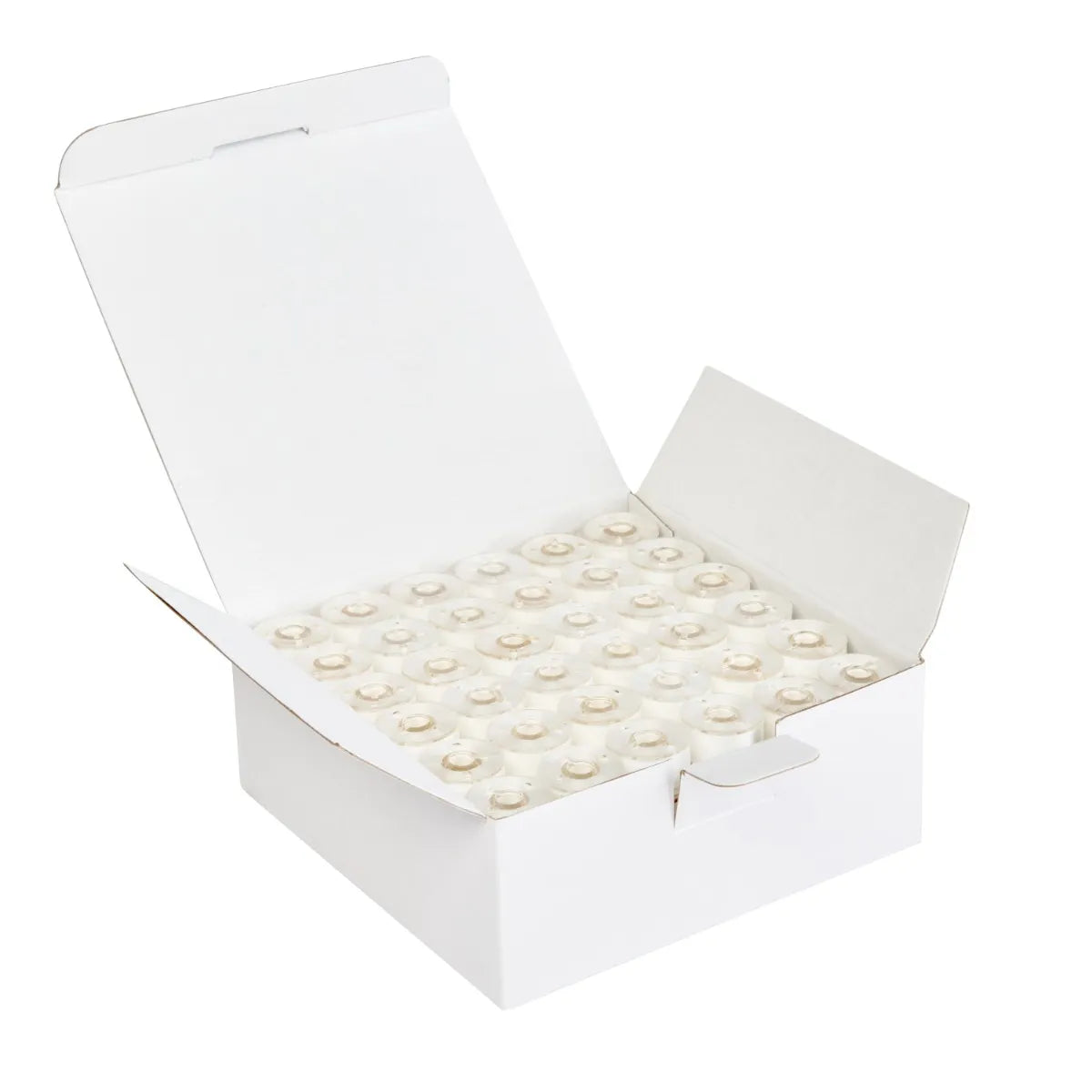 Clear-Glide Class 15/A Bobbin Bulk Pack - White