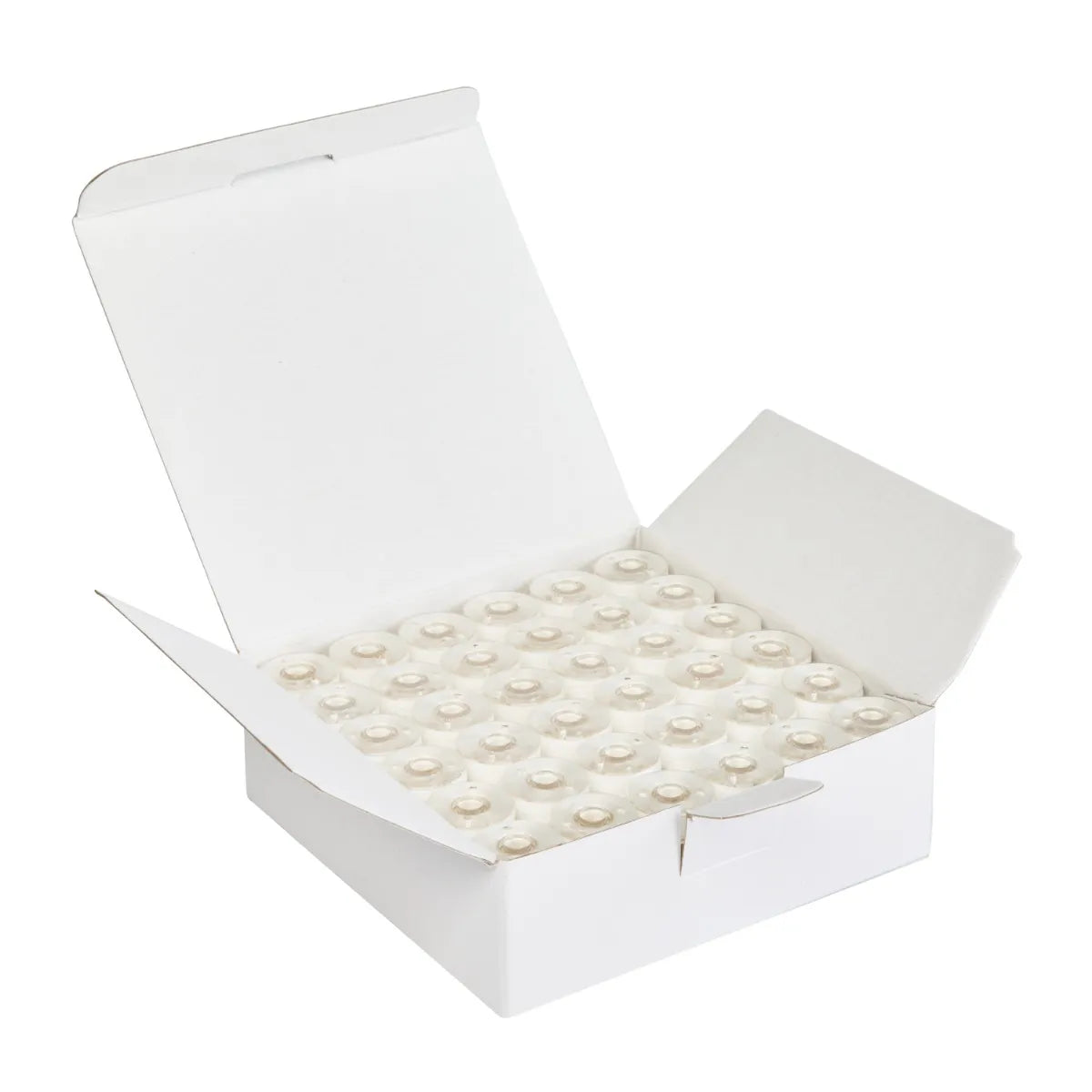 Clear-Glide Class Style L Bobbin Bulk Pack - White