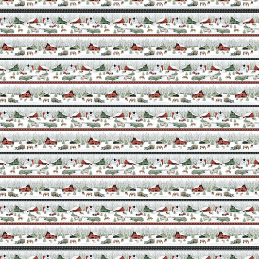 Holiday Spirit Fabrics, Cotton Fabric, Quilting Cotton, Small Business Quilt Shop, Jan Shade Beach, Tis the season Snow, Americana Features, Scenic Barn Fabric, Farm House covered in snow fabric, Jolly Winter, Snowman, Antique Cars in the Snow,