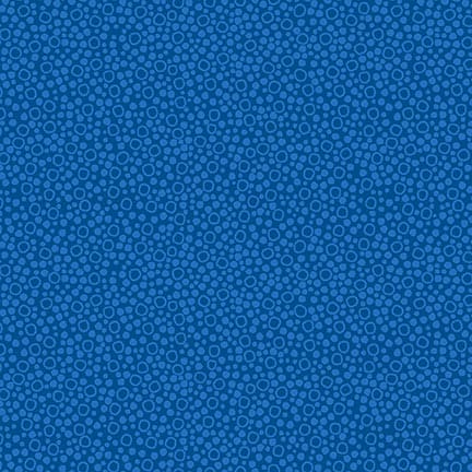 M' Ocean - Tossed Dots and Circles Blue