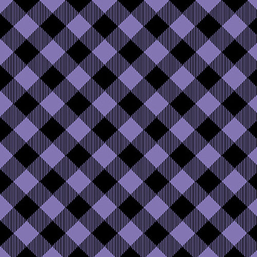 Priscilla's Pretty Plaids - Purple Black