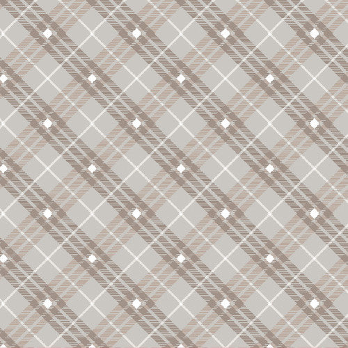 Bias Plaid - Stone