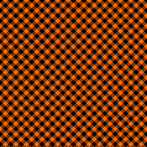 Chelsea's Checks - Orange Black