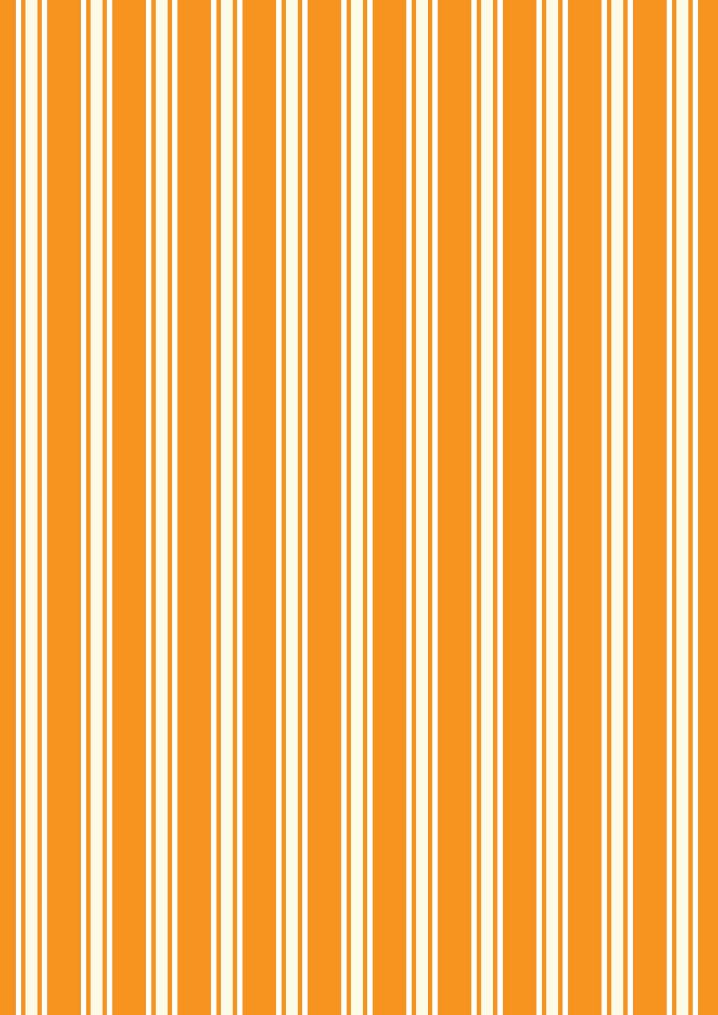 Witchy Woods - Terrifying Ticking Stripe on Halloween Orange Glow in the Dark