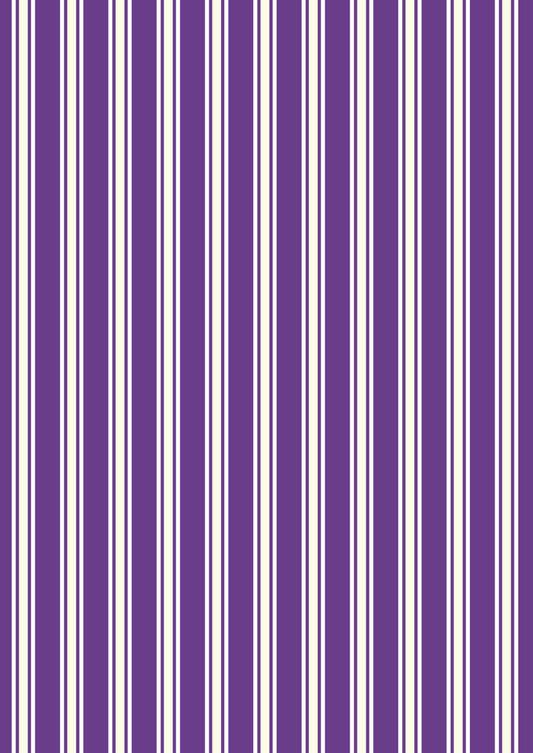 Transylvania Glow - Terrifying Ticking Stripe on Spooky Purple