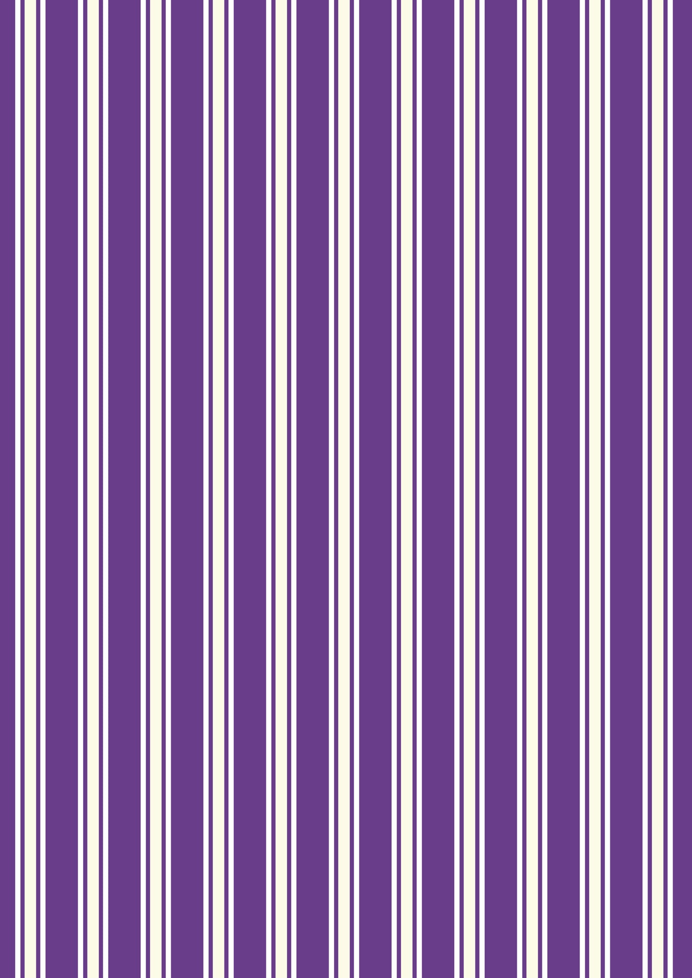 Witchy Woods - Terrifying Ticking Stripe on Spooky Purple Glow in the Dark