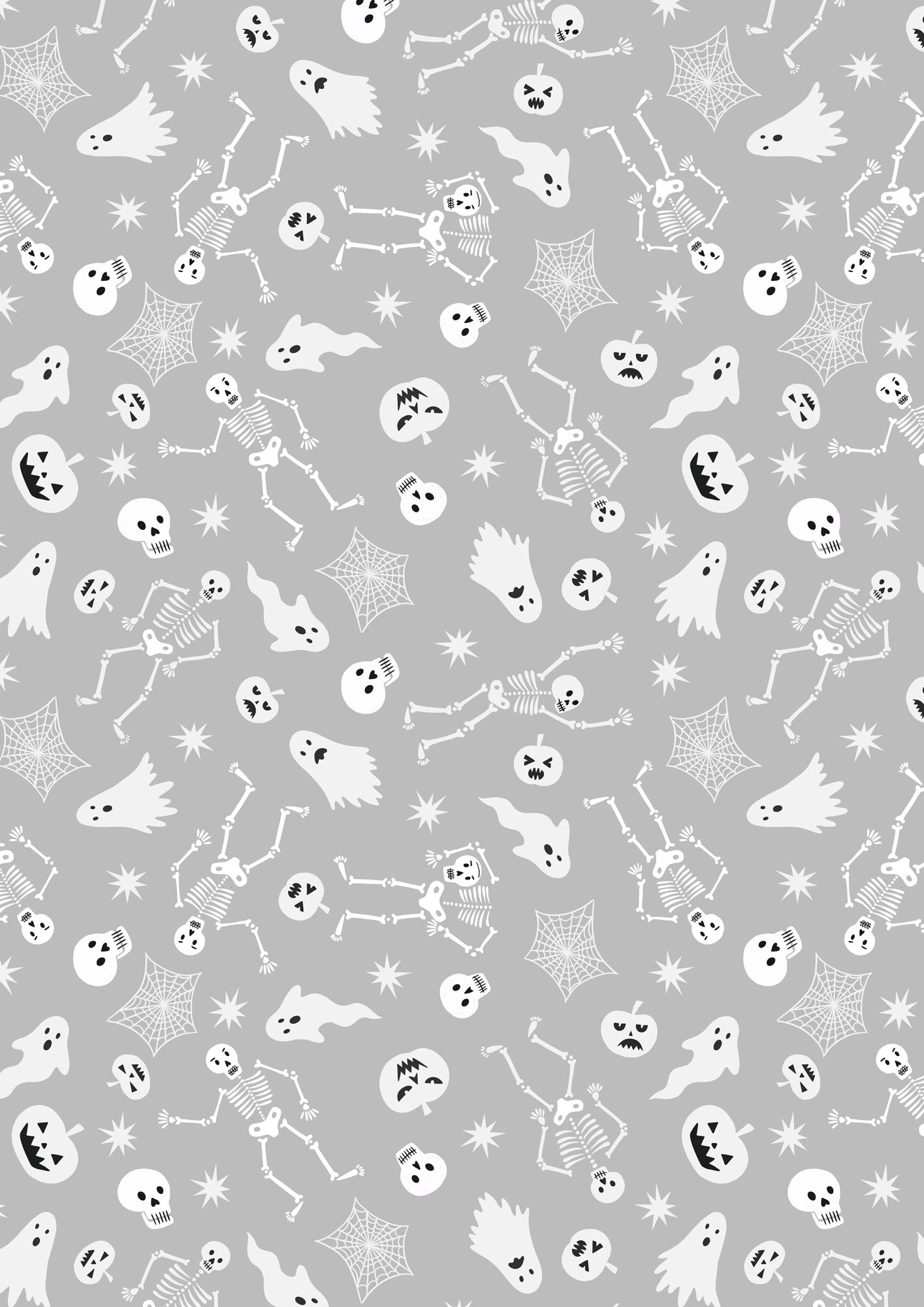 Witchy Woods - Spooky Friends on Ghostly Grey Glow in the Dark