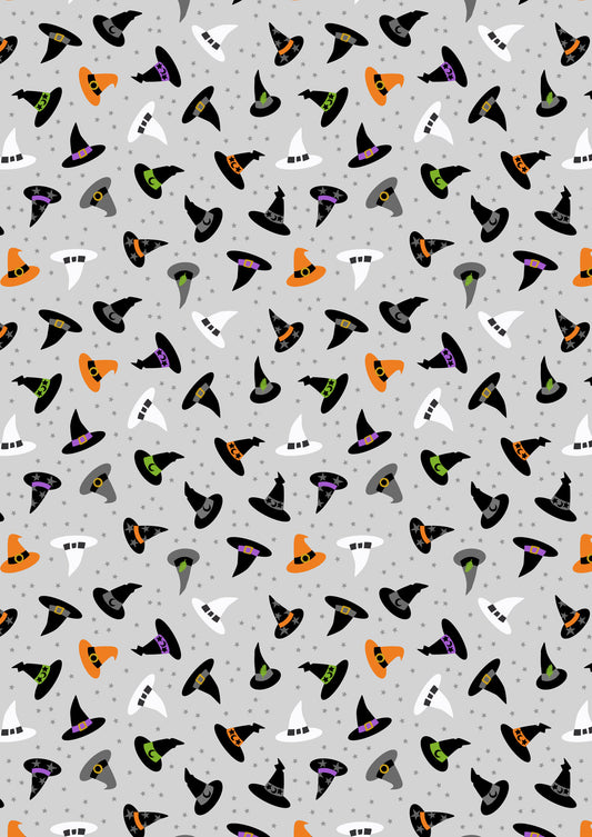 Witchy Woods - Witches Hats on Ghostly Grey Glow in the Dark