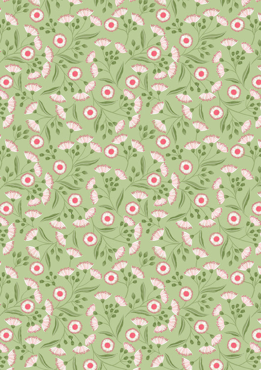 Botanical Oasis - Tropical Flower On Green