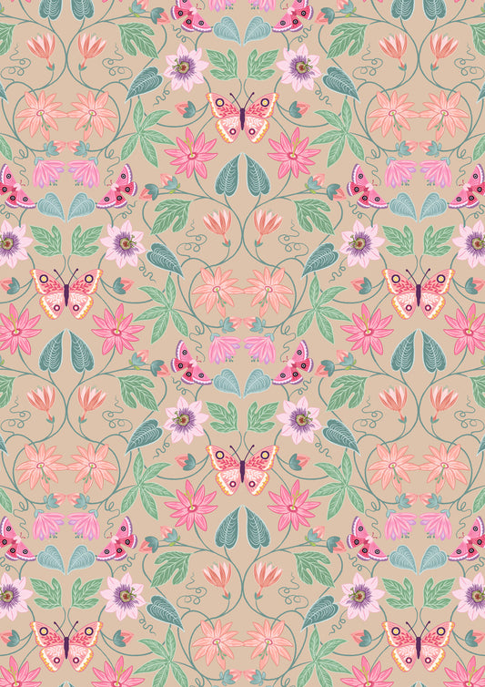 Botanical Oasis - Botanical Butterfly On Natural