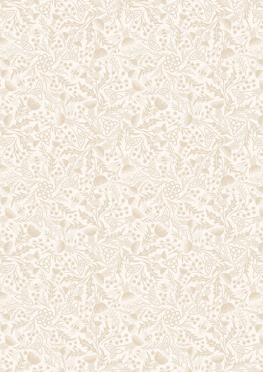 Celtic thistle Cream on Cream