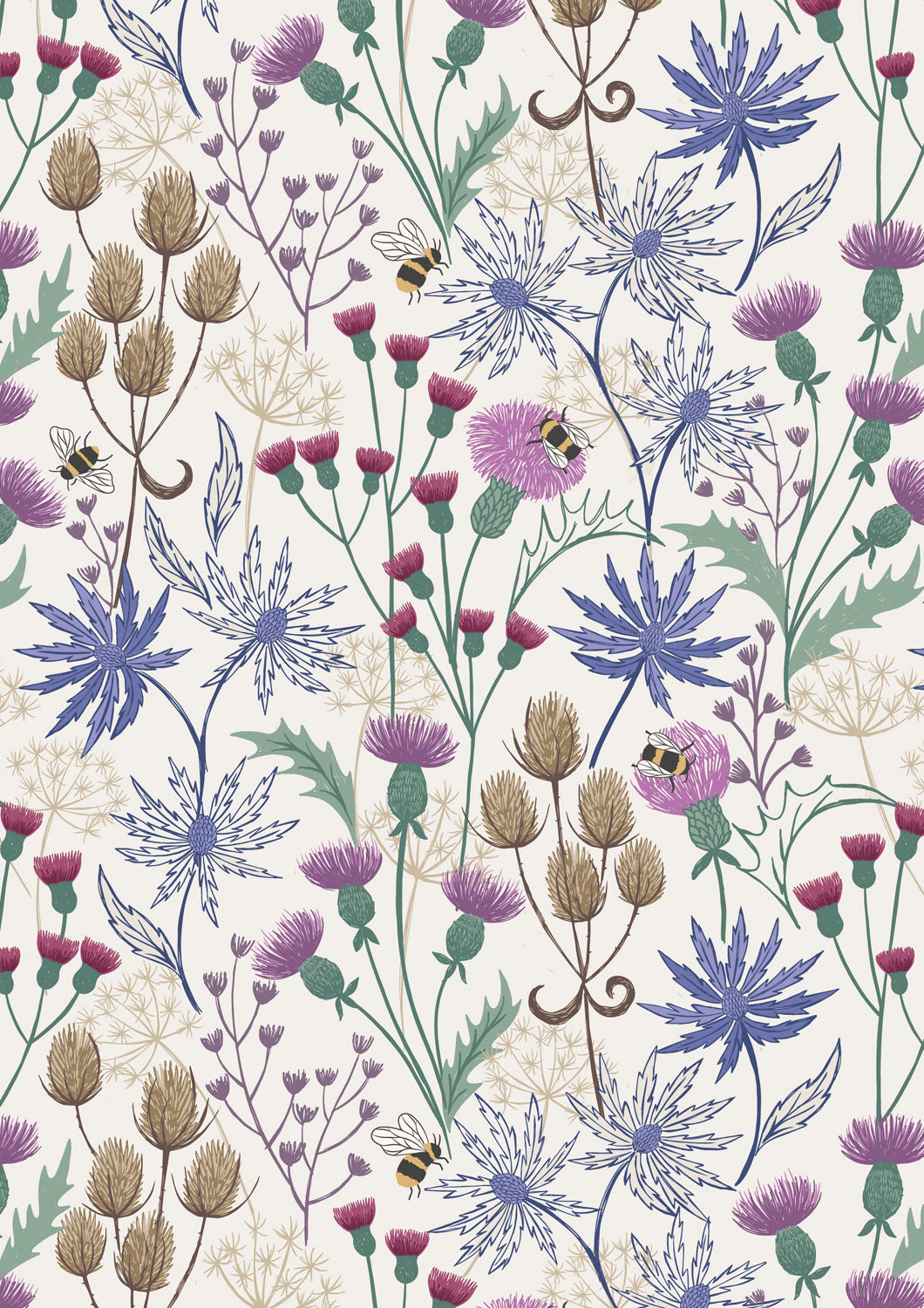 Celtic Floral on Cream
