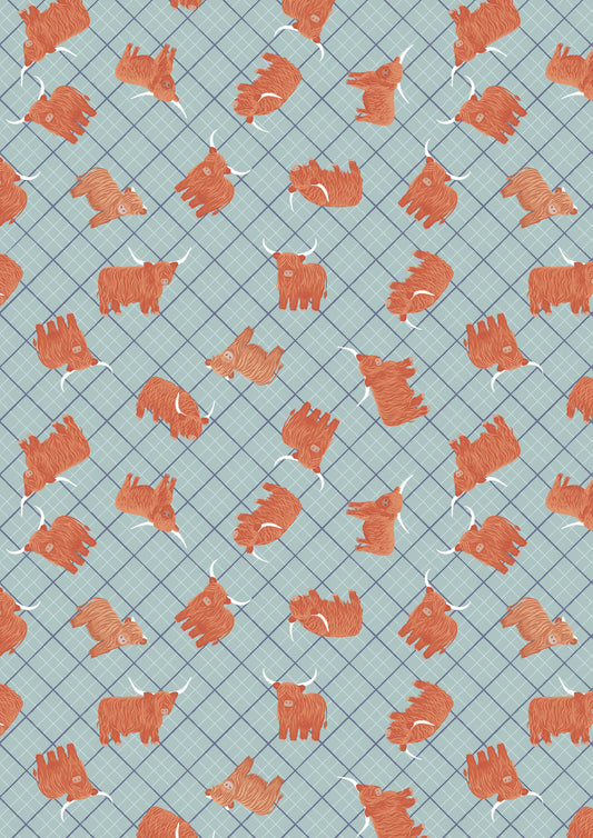 Highlands Check Blue