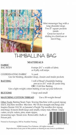 Thimballina Bag