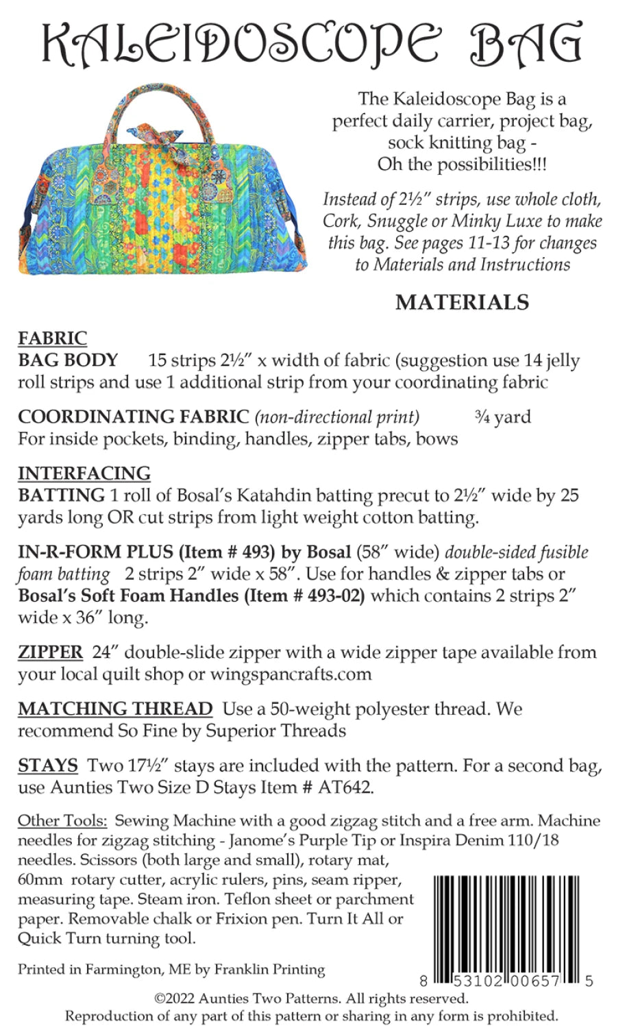 Kaleidoscope Bag