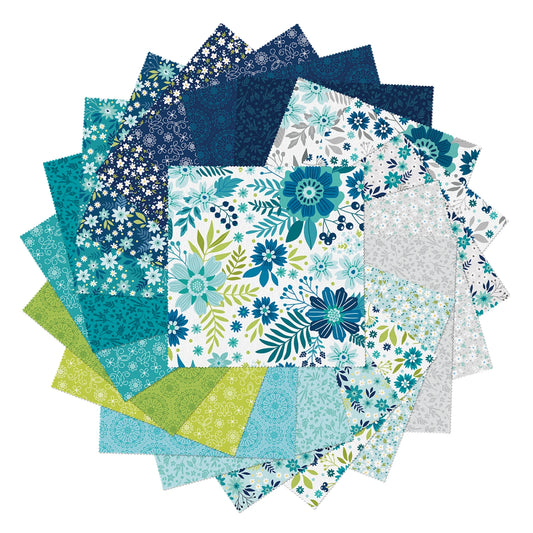 Among The Wildflowers II 10in Squares, 42pcs/bundle
